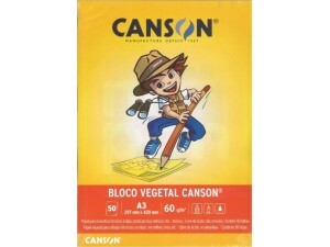 Papel Vegetal A4 60g 50 Folhas - Canson