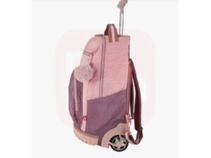 Mochila Escolar Crinkle com Carrinho Rose – Pack n' Go
